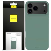 Dėklas Spacecase Etui Silicone Case 3.0 skirtas iPhone 17 Pro - Žalias