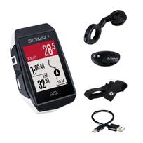 Sigma Sport ROX 11.1 Evo GPS HR dviračio kompiuterio komplektas | White