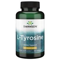 Swanson L-Tyrosine maisto papildas L-tirozinas, 100 kapsulių