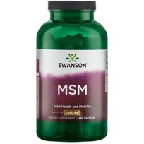 Swanson MSM maisto papildas metilsulfonilmetanas, 120 kapsulių