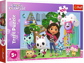 GABBY´S DOLLHOUSE TREFL  dėlionė 100 det.