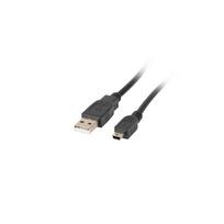 Lanberg | Mini USB to USB Type-A 2.0 Cable, 1.8 m | CA-USBK-10CC-0018-BK | Mini USB to USB Type-A