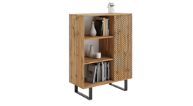 Knygų komoda Herringbone Oak Craft Decor