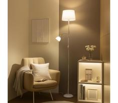 Brilagi - Grindinė lempa CERIA 1xE27/100W/230V + 1xE14/25W balta