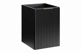 40 cm spintelė be slatviršio su skalbinių krepšiu ADEL BLACK 81-40-1DK