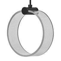 Pakabinamas LED šviestuvas OSRAM CIRCLE 1XPL 8W CCT3000/4200/6500K 800lm juodas Ø16x121cm