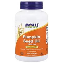 Now Foods Moliūgų sėklų aliejus 1000 mg – 100 kapsulių