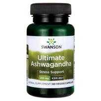 Swanson Ultimate Ashwagandha KSM-66* ašvaganda, 60 kapsulių
