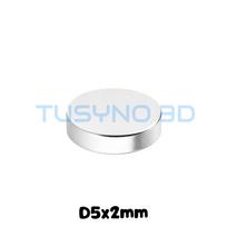 Neodimio magnetai D5x2 mm – magnetai 3D spausdinimui 10 vnt. pakuotėje