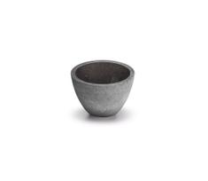 Bathco 00374 - Įmontuojamas stalviršio praustuvas MIRAGE Ø 40 cm akmuo/pilka