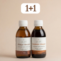 1+1 CHAGA VINEGAR + IMMUNE VINEGAR