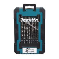 19 dalių metalo grąžtų rinkinys MAKITA HSS-GS