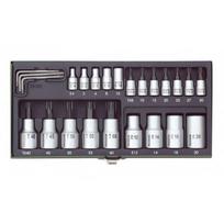 Galvučių rinkinys 1/4″+1/2″ TX PROXXON