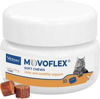Virbac MOVOFLEX Joint Supplement for Cats Supports Joints & Mobility Fast-Acting Tasty Chews 30 Chews
