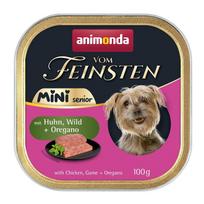 ANIMONDA Vom Feinsten Senior Mini Chicken with game and oregano – drėgnas ėdalas šunims – 100g