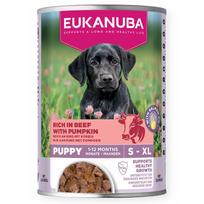 EUKANUBA Life Care Puppy Rich in beef and pumpkin – drėgnas ėdalas šunims – 400g
