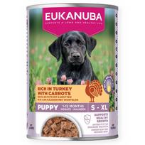 EUKANUBA Life Care Puppy Rich in turkey with carrots – drėgnas ėdalas šunims – 400g
