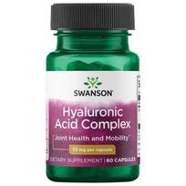 Swanson Hyaluronic Acid Complex hialurono ir kolageno kompleksas, 60 kapsulių