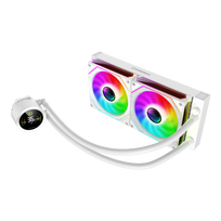 Gamemax CPU Liquid Cooler | ICEBURG 240 DIGITAL WH | White