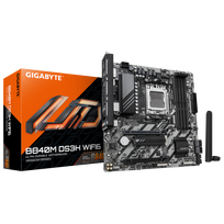 Gigabyte B840M DS3H WIFI6 (rev. 1.1) | Processor family AMD | Processor socket AM5 | DDR5 | Supported hard disk drive interfaces SATA, M.2 | Number of SATA connectors 4