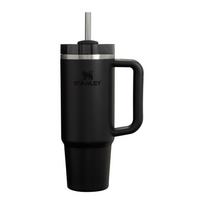 Juodos spalvos iš nerūdijančio plieno su šiaudeliu termosas 890 ml Quencher H2.O FlowState™ Tumbler Black 2.0 – Stanley