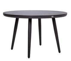 Apvalus lauko stalas Home4You BRISTOL D120xH74cm pilkas metalinis modernus