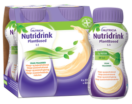 NUTRICIA Nutridrink Plantbased 1,5 kcal/ml Mangų ir pasiflorų skonio 200 ml, 4 vnt.