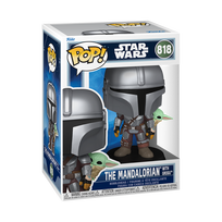 FUNKO  POP! Vinilinė figūrėlė: Star Wars: Mandalorian & Grogu - The Mandalorian & Grogu