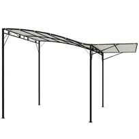 Stoginė, lauko pavėsinė 3x2,5 m, kreminė balta