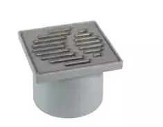 Trapo viršutinė dalis ACO EasyFlow, ABS korpusas + nerūdijančio plieno grotelės 140x140 mm