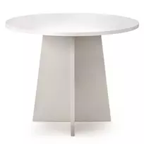 Apvalus valgomojo stalas „Merlo“, 100 cm, kašmyro spalvos