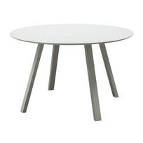 Iš metalo apvalios formos sodo valgomojo stalas ø 120 cm Auke – WOOOD