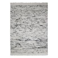 Rankų darbo pilkos spalvos/dramblio kaulo spalvos iš vilnos kilimas 140x200 cm Ellsa – Flair Rugs