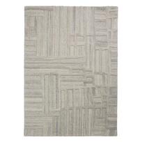 Rankų darbo pilkai smėlinės spalvos iš vilnos kilimas 200x300 cm Elva – Flair Rugs
