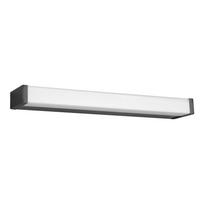 Matinės juodos spalvos LED sieninis šviestuvas (ilgis 42 cm) Fabio - Trio