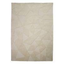 Rankų darbo smėlio spalvos iš vilnos kilimas 200x290 cm Shard – Flair Rugs