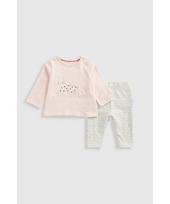MOTHERCARE marškinėliai ilgomis rankovėmis ir tamprės, GF531