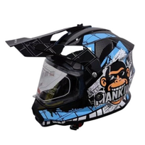 Krosinis šalmas monkey clarx  Blue 57/58 Y-XXL
