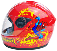 Motociklo šalmas MD-E506 SIZE 48-49 CM SPIDERMAN RED