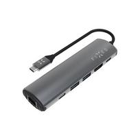 Fixed | 6-port USB-C HUB Pro for laptops and tablets | FIXHU-P-GR | 8591680157679