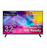 Kruger&Matz 32" HD Google TV 5.0, DVB-T2/S2/T/C H.265 HEVC | KM0232HD-G | 5901890119115
