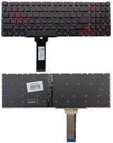 Klaviatūra ACER: Nitro 5 Gaming AN515-54, AN515-55, AN715-51, su pašvietimu