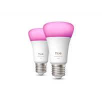 Philips Hue WCA 810 A60 2P EU  E27  6 W  White and colour light  Bluetooth and Zigbee