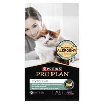 PURINA Pro Plan LiveClear Kitten Rich in turkey - sausas kačių maistas - 1,4kg