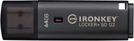 Kingston IronKey Locker+ 50 G2 64GB USB 3.2 | IKLP50G2/64GB | 740617353556