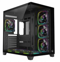 Rampage  PC ze szkłem hartowanym SEALITE 7x wentylator ARGB PWM Czarna | SEALITE-BLACK | 8680096150449