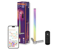 Osram - LED RGBW reguliuojamo ryškumo stalinis šviestuvas SMART+ MAGIC LED/7,5W/230V sidabrinis Wi-Fi + nuotolinis pultas