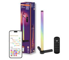 Osram - LED RGBW dimeriuojamas stalinis šviestuvas SMART+ MAGIC LED/7,5W/230V juodas Wi-Fi + nuotolinis pultas