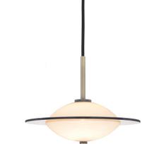 Halo Design 743599 - Pakabinamas šviestuvas ant laido ORBIT 1xG9/7W/230V skersmuo 24 cm balta/žalvarinė/rūkyta