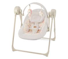 KINDERKRAFT - Vaikiška sūpynė su melodija SWINGEE smėlio spalvos 4xAAA/230V